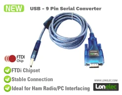 FTDI RS232 USB Serial Converter Ham Radio